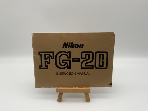 Nikon manuel - nikon, fg-20
