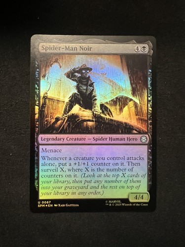 Mtg spider man noir - noir, spm