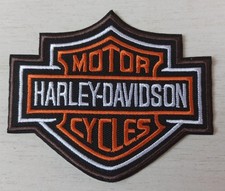 patch écusson  HD Harley motorcycles biker blason thermocollant 10,5 x 9 cm