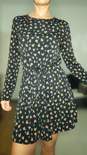 Mango robe évasée noir - robe, xs