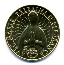 65 LOURDES Avec Marie, Pélerins d'Espérance, 2025, Monnaie de Paris