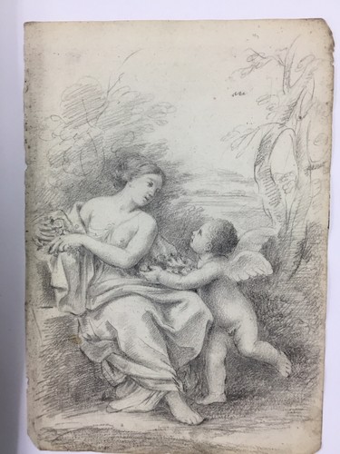 Dessin étude mine de - à, la
