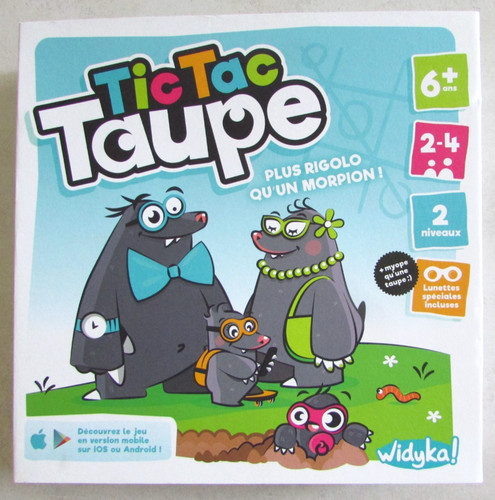Jeu société tic - jeu, taupe