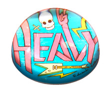 Presse-Papiers Heavy Métal Music  Artiste Eduardo Bertone