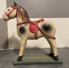 Jouet Ancien cheval en carton