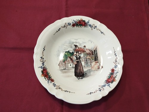 Grand plat rond - rond, creux