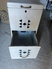 caisson bureau metallique vintage