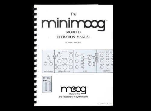 The minimoog model - model, d