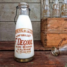 Bouteille de lait ancienne «
