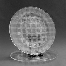 Assiettes - Lalique France - Marc Lalique ? - 1950's-1970's-Lalique Glass Plates