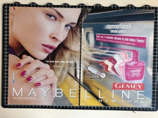 Publicité de presse 2005-Vernis Maybelline Gemey -avec Erin Wasson - French ad.