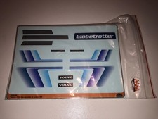 1/24 MAX MODEL DECALQUES POUR MAQUETTE CAMION VOLVO F12 GLOBETROTTER