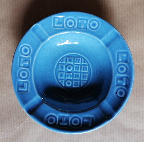 Cendrier rond loto - rond, en