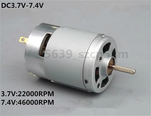 Rs380 high speed dc - 3.7v-7.4v,