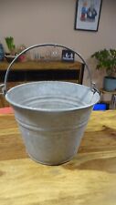 SEAU POT FLEUR  BASSINE CHAUDRON  ZINC BAIGNOIRE  GALVANISE JARDIN  JUS GRANGE