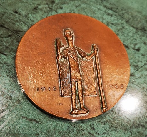 Médaille bronze 1918 - médaille, en