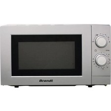 BRANDT SM2016S Silver Micro-ondes 20L - 1200W - Plateau 24.5cm