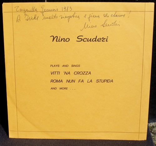 Signed nino scuderi - scuderi, lp