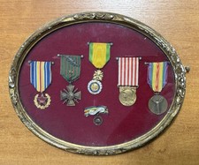 CADRE DE MÉDAILLES MILITAIRES Ww1