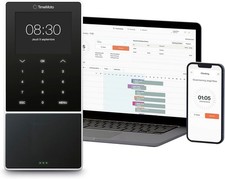 TimeMoto TM—818 SC Pointeuse badgeuse basée sur Le Cloud, s'associe avec Badge