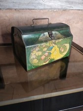 boite tole peint 1900 coffre