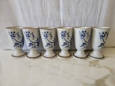 🐦 6 MAZAGRANS / TASSES vintage en grès 🐦