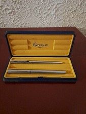 Coffret  Un Stylo Bille Et Un Stylo plume Waterman Paris Avec Boîte de Rangement