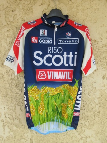 Maillot cycliste riso - cycliste, scotti