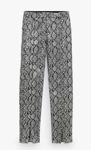 Nwt zara faux leather printed - nwt,