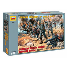 GERMAN INFANTRY WWI KIT 1:72