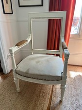 Superbe fauteuil d’époque Directoire – Fin XVIIIᵉ siècle/ début de XIXᵉ