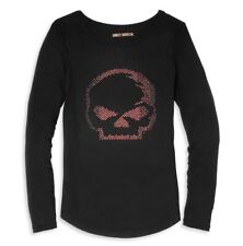 Tee-Shirt Femme Harley-Davidson Willie G SKULL Baseball