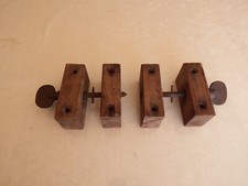 Paire de Verrous de Fermeture de Table Ancienne à Allonges