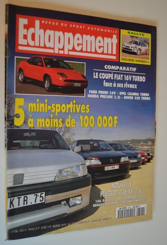Revue echappement 306 - revue, n°