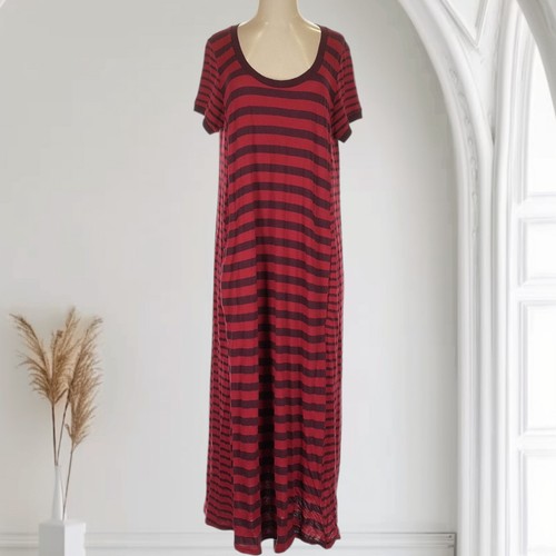 Lilith striped maxi dress - maxi,