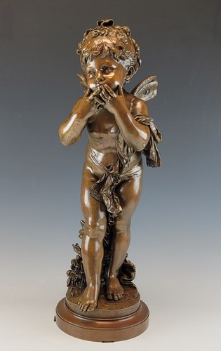 Grande statue bronze - en,