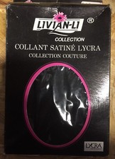 Collant Livian Opaque Satiné Lycra Brillant Taille 1/2 Fabriqué Pour Jean David