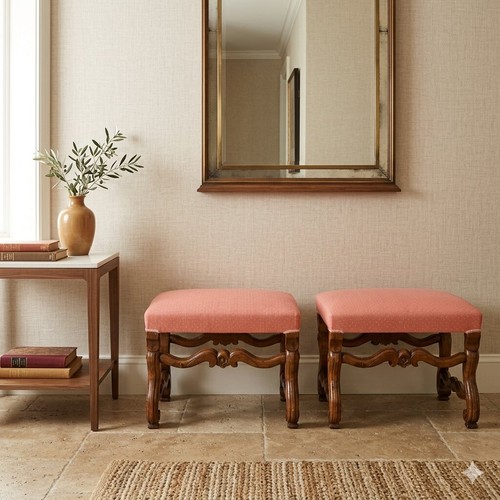 Tabourets baroques anciens - tabourets,