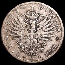 1 Lire 1902 Vittorio Emanuele