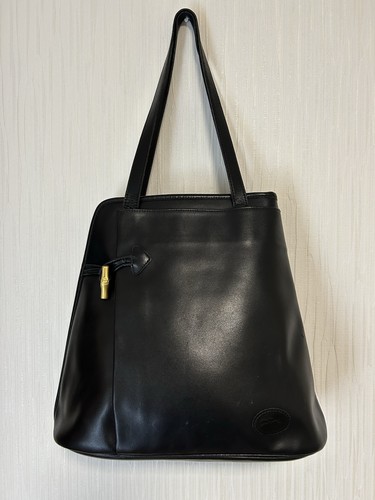Sac longchamp roseau cuir - longchamp, noir