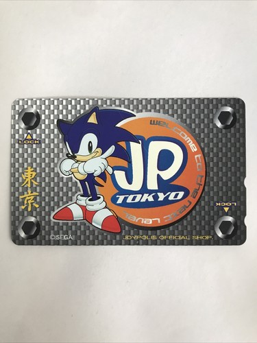 Sonic tokyo phone card - jp,