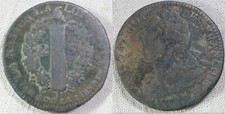 pièce de monnaie - 2 sols Louis XVI 1792 ALL25PIE001