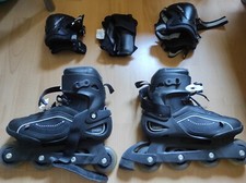 Roller Oxelo Taille 41 + Protections Genoux Coudes Poignets. Très Bon État.