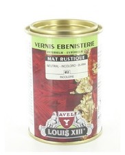 Vernis ébénisterie résine polyuréthane protection bois Incolore mat 250ML LOUIS1