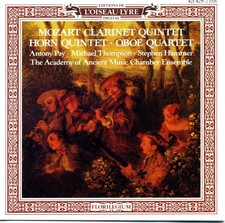 MOZART Clarinet Quintet/Horn Quintet/Oboe Quartet PAY THOMSON  HAMMER [CD]