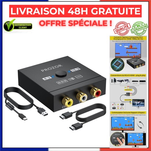 Convertisseur rca vers hdmi - rca,