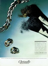  Publicité Advertising 0322  1986   les bijoux Christofle 