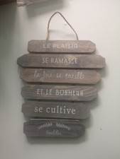 Objets decoration champêtre mariage 