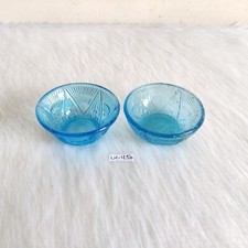 Vintage Motif Floral Aqua Bleu