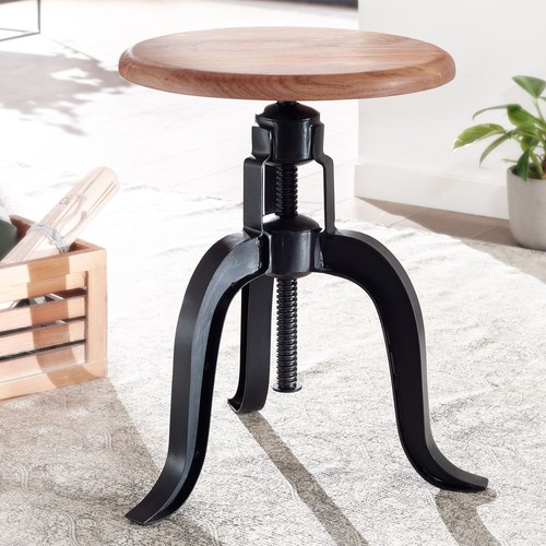 Finebuy tabouret pivotant bois - tabouret,